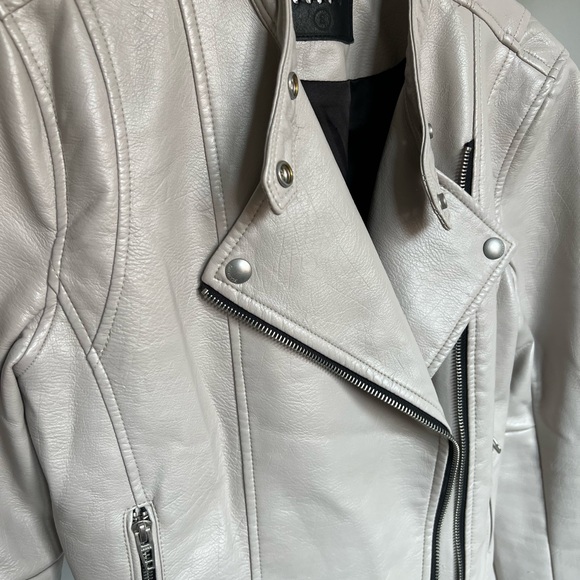Blank NYC Taupe Leather Jacket - Picture 2 of 6